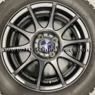 JDM Weds Velva Charge 15" Wheels with Snow Tires